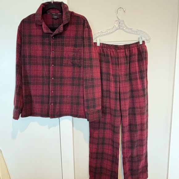SKIMS Other - SKIMS Red and Black Plaid Men's Pajama Set